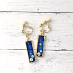 シカクノソラ耳飾り　イヤリング/ピアス