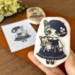 ねこはんこのこどもたち・わたしのたからもの　トラ猫　スタンプ　消しゴムはんこ