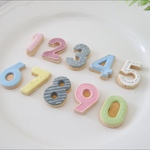 ナンバー2つ　･:*+.人気ナチュラルカラー･:*+.ケーキトッパー　誕生日飾り付け　撮影アイテム　自宅撮影　1歳以外でも承ってます♪