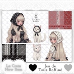 【新作】【Full set】♱ La Croix ♱ Jeu de Toile Raffiné 🖤‎🤍♥️⟡.*