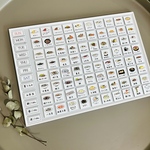 毎日のお料理を楽しく！献立表ホワイトボード（マグネット張り付けタイプ）