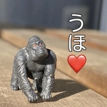 ゴリラのピアス 片耳用 一頭 単品