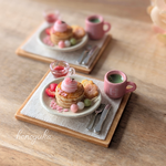 春の桜パンケーキセット🌸