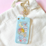 ③【Drop】シール風キーホルダー♡キーホルダー　レジン　