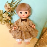 花柄リボンワンピース メルちゃんサイズ
