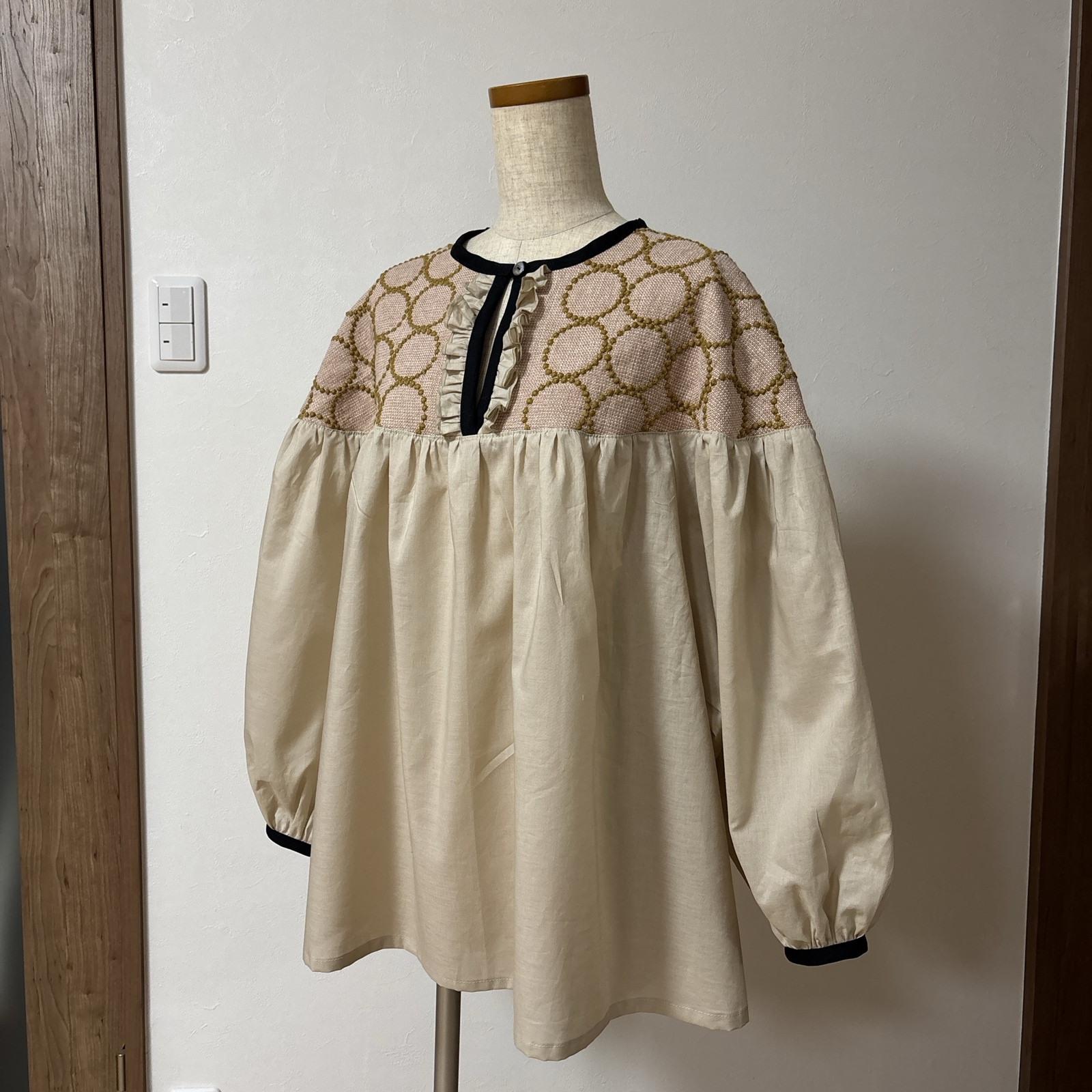 ミナペルホネン taba プルオーバー ハンドメイド - runrunrun810