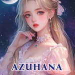 1196　女の子　綺麗な夜空　ピンク　金髪ガール　人物ステッカー　コラージュ素材