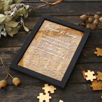 【名入れ】パズルピースを閉じ込めた結婚証明書