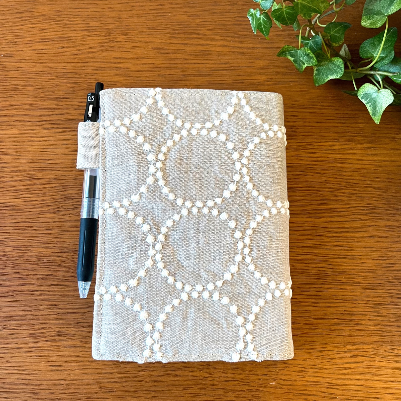 ほぼ日手帳カズン　ミナペルホネンカバー ohayo 再販】ほぼ日5年手帳カバー オリジナルサイズ ミナペルホネン