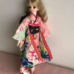リカちゃん振り袖(難あり着物)
