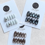 新作｜美フォルム♡ #110 チップ＆カラー変更無料♡ ネイルチップ｜シンプルネイル｜大人ネイル｜綺麗めネイル｜ワンホンネイル｜マグネットネイル｜ハートネイル｜バレンタインネイル