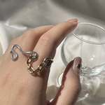 balance double finger ring _バランス ダブルフィンガーリング (Gold ver)