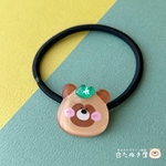 化けたいたぬきさんのヘアゴム