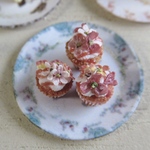 Blooming flower cupcake 🌼🌼dollhouse miniature