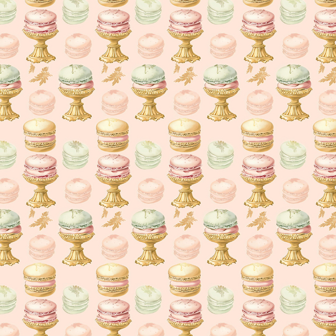 ♡20枚 マカロンデザインペーパーセット♡ - 7sPice'S GALLERY