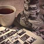 ラベラーシール-Tea Time at Dark Academia-