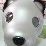 シェルピンク 美 aibo つけまつ毛   お好きな色のスワロフスキーを選べます