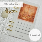 I’ll be waiting for u - 6 pieces set saving pocket