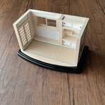 フィギュアケースの中の和室