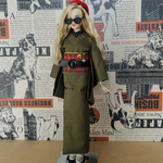 momokodollサイズ　ミリタリーの着物セット