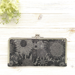 選べる コンパクト がま口財布 スリム 9×18㎝ リバティプリント使用