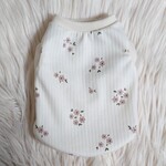 犬服　おはな柄タンクトップ