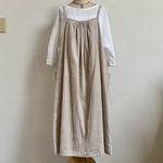 優しいエプロンスカート　キナリ【受注製作】