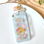⑦【Drop】シール風キーホルダー♡キーホルダー　レジン　
