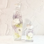 【ringaringo様専用ページ】ハーバリウム 、ミニボトルセット【枯れない仏花のハーバリウム】white purple ホワイト パープル シルバーデイジー アジサイ