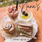 ミニチュアフード　生ハム&チーズサンドとコーヒーロールのカフェセット