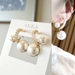 bear＆heart earrings　　　　　　　　　　　　　　　　　　テディベア樹脂イヤリング樹脂ピアスクマハート金属アレルギー対応ノンホールピアス