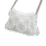+受注製作+ bijou tile shoulder bag(CLEAR WHITE)