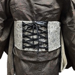 【再販】着付師が本気で考えた帯コルセット＜レース＞シャンパンゴールド(黒帯芯)＊127