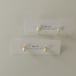 一粒淡水パール【earring】🕯🦢mel.accessory