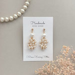 ☆つぶつぶパールが揺れるピアス/イヤリング☆春/パール/セレモニー/ピアス/イヤリング/入学式/卒業式