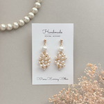 ☆つぶつぶパールが揺れるピアス/イヤリング☆春/パール/セレモニー/ピアス/イヤリング/入学式/卒業式/母の日