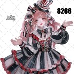 original sticker « no.8266 »     //     人物ステッカー オリジナルステッカー オリジナル人物ステッカー ステッカー cotton melody