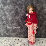 リカちゃん 服 着物セット さくらんぼ