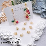 【6×10mm】【4個】【chmm3823acrc】ミニミニいちごチャーム