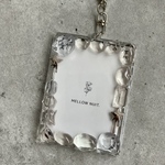 再販【B8トレカキーホルダー】硬質ケース 『 orykto 』silver star/clear/透明/鉱石/鉱物/星