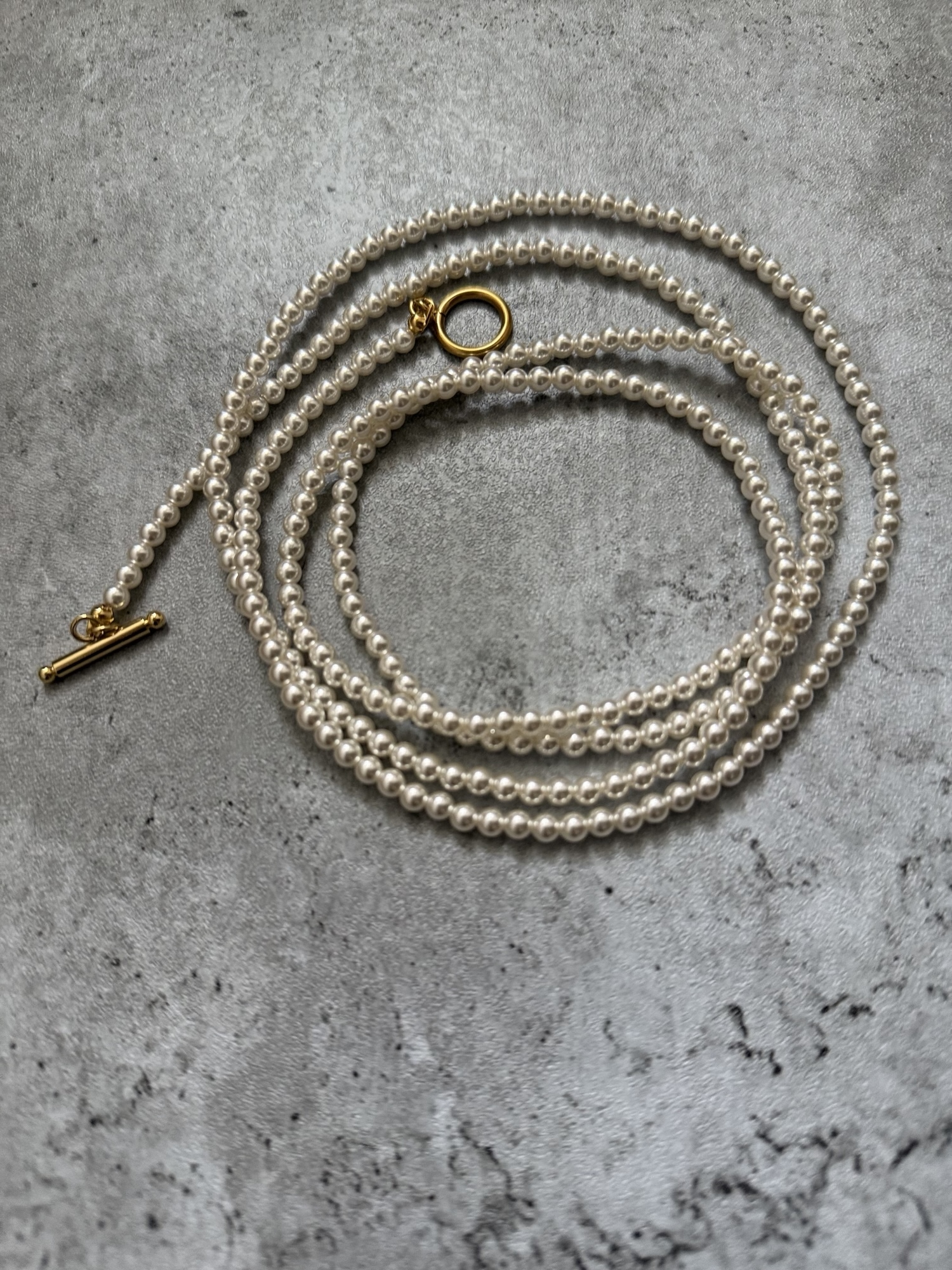 ーsuper long pearl necklaceー　パールネックレス　ロングネックレス　オケージョン