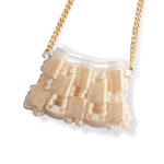 bijou tile shoulder bag(MILK)