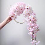 満開のしだれ桜リース♪/春リース/アーティフィシャルフラワー