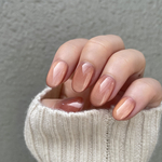 𝓇ℴ𝓈ℯ ℴ𝓇𝒶𝓃ℊℯ 𝚖𝚊𝚐𝚗𝚎𝚝 𝘤𝘰𝘭𝘰𝘳  / オーロラネイル 秋ネイル うるうる マグネットネイル ワンカラーネイル オレンジカラー ぷるぷる オレンジネイル 
