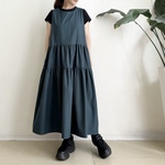  大人のティア―ド・ジャンパースカート * Green *　