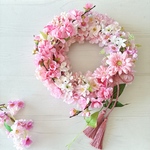Ari様ご注文のお品♡桃と桜のリース