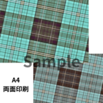 デザインペーパー32　チェック　A4　10枚入