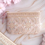 20cmマルチポーチ🌸/通帳ケース/カードポケット付き/お薬手帳入れ/ラウンドポーチ/フラットポーチ