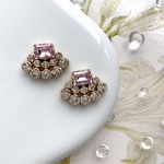 crystal peacock“sakura”pierce / earring