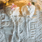 アンティーク風  landoudou  hminordoll用ボンネット